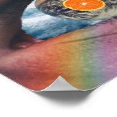 Surreal Vintage verrückte Kunst Poster (Ecke)