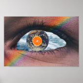 Surreal Vintage verrückte Kunst Poster (Vorne)