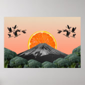 Surreal Vintage verrückte Kunst Poster (Vorne)