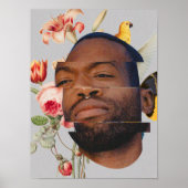 Surreal Vintage verrückte Kunst Poster (Vorne)