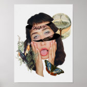 Surreal Vintage verrückte Kunst Poster (Vorne)