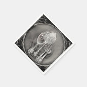 Surreal Vintage Wedding Elements Serviette (Ecke)