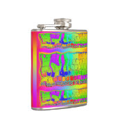 Surreal Vinyl Wrapped Flask Flachmann (Rechts)