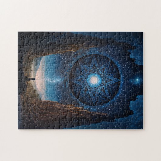 Surreal Visionäre Landschaft Art Jigsaw Puzzle (Horizontal)
