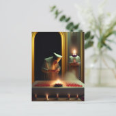 Surreal Weird Ritual Postcard Postkarte (Stehend Vorderseite)
