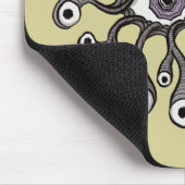 Surreal Weirdcore-Augen-Tentakel-Kunstwerk Mousepad (Ecke)