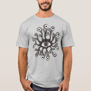 Surreal Weirdcore-Augen-Tentakel-Kunstwerk T-Shirt