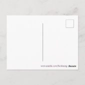 Surreal Weirdcore Eye Artwork in Dreamy Pastel Postkarte (Rückseite)