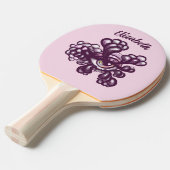Surreal Weirdcore Eye Artwork in Dreamy Pastel Tischtennis Schläger (Vorderseite)