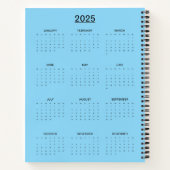 Surreal Winter Wonderland mit eisigen Lichtern Notizblock (Rückseite)