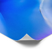 Surreal Winter Wonderland mit eisigen Lichtern Poster (Ecke)