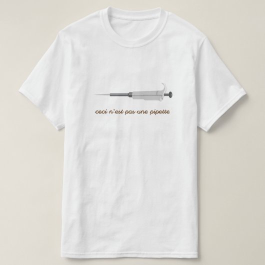 Surreal Wissenschaft - Pipette - der T - Shirt der (Design vorne)