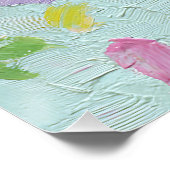 Surreal Woman Floral Eyes Petals Wind Wall Art Poster (Ecke)