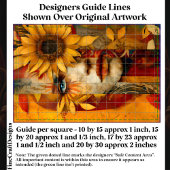 Surreal Woman & Sunflower Collage DS7L Decoupage Seidenpapier