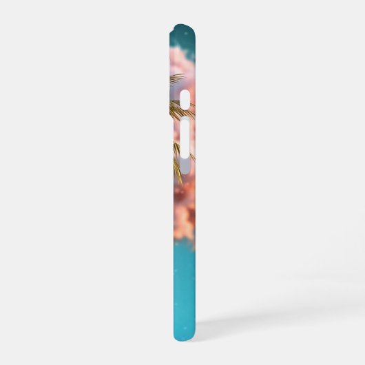 Surreal Woman with Palm Tree iPhone 16 Hülle (Linke Seite)