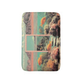 Surreal Wüstenozean mit Tür Badematte (Vorderseite Vertikal)