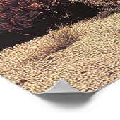 Surreal Wüstenozean mit Tür Poster (Ecke)