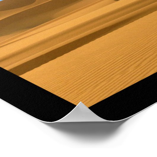 Surreal Wüstenrain Poster (Ecke)