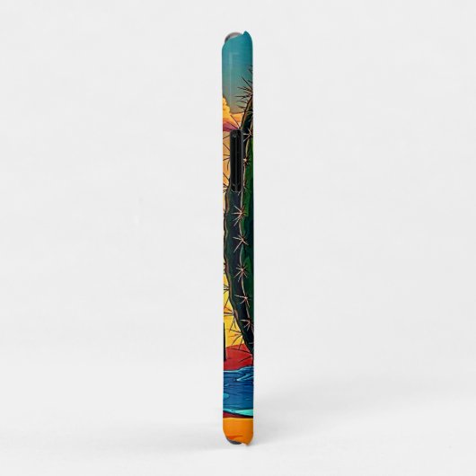 Surreal Wüstenuhr Kunst Case-Mate iPhone Hülle (Hinten/Rechts)