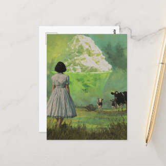 Surreal Yummy Limon Wüste in der Milchweide Postkarte