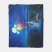 Surreal zieht in ihre Zukunft Fleecedecke (Vorderseite)