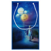 Surreal zieht in ihre Zukunft Kleine Geschenktüte (Rückseite)