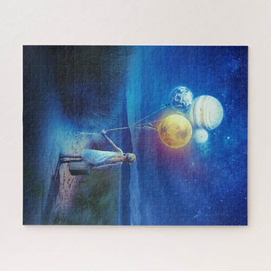 Surreal zieht in ihre Zukunft Puzzle (Horizontal)