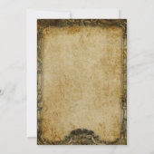 Surreal zwei Pferde Malerei. Einladung (Rückseite)