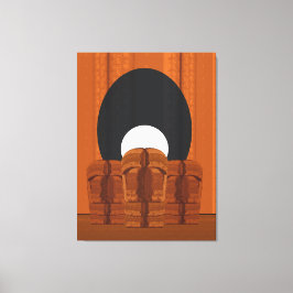 Surreale abstrakte Mysterien und Kontemplation Leinwanddruck