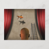 Surreale Bühne Postkarte (Vorderseite)