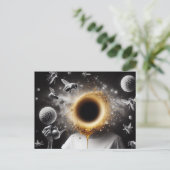 Surreale Frauen und Bienen-Honigwabe Postkarte (Stehend Vorderseite)