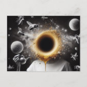 Surreale Frauen und Bienen-Honigwabe Postkarte (Vorderseite)