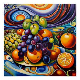 Surreale Früchte 37 Poster