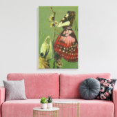 Surreale Gothic Moth and Fairy Leinwand (Insitu (Wohnzimmer))