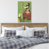 Surreale Gothic Moth and Fairy Leinwand (Insitu (Schlafzimmer))