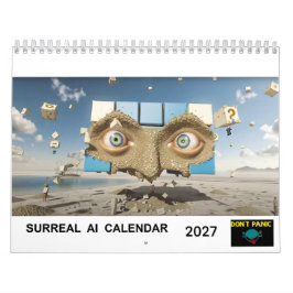 Surreale KI Kalender