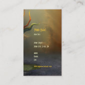 Surreale Kunst-Visitenkarte Visitenkarte (Rückseite)