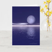 Surreale Landschaft Karte (Gelbe Blume)