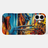 Surreale Landschaft mit lebendigen Hues Case-Mate iPhone Hülle (Rückseite (Horizontal))