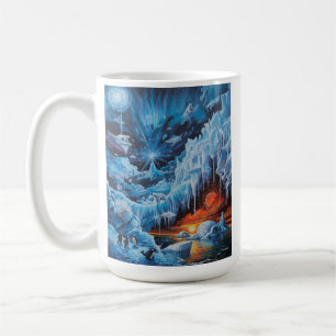 Surreale polare Fantasie Aurora Borealis  Kaffeetasse