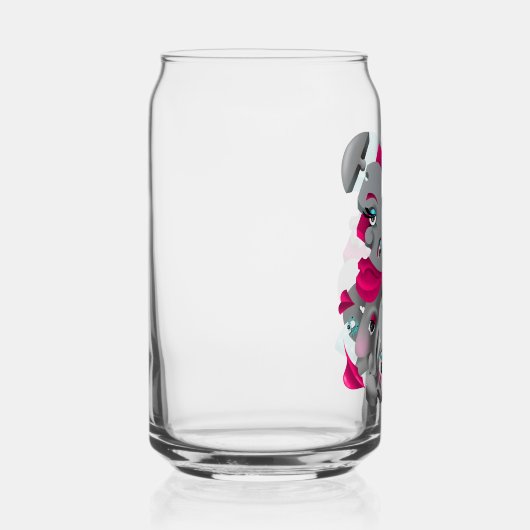 Surreale Rätsel Gesichter können Glass Dosenglas (Rechts)