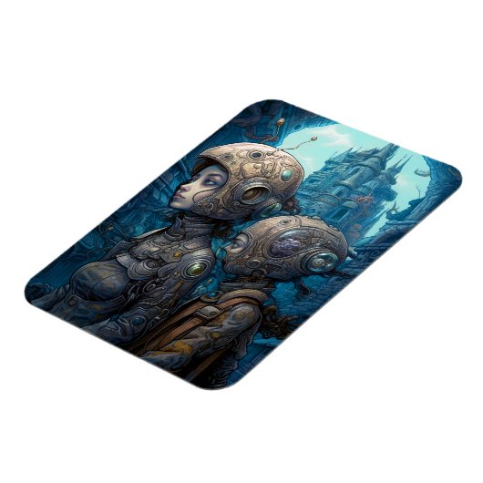 Surreale Science Fiction Magnet (Linke Seite)