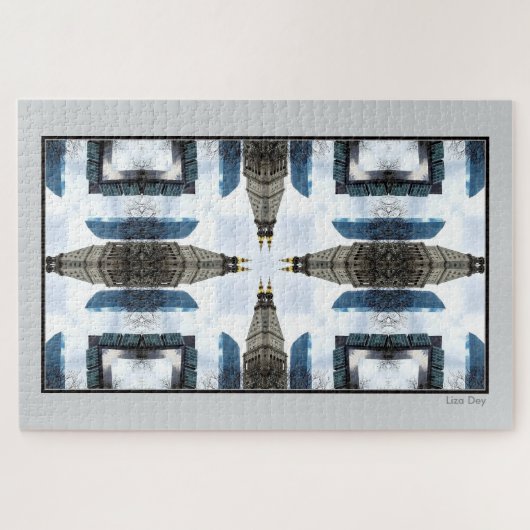 Surreale Sehenswürdigkeit Abstrakt Jigsaw Puzzle 2 (Horizontal)