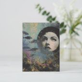 Surreale Sicht auf das Meer Postkarte (Stehend Vorderseite)