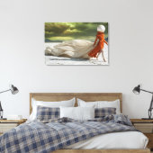 Surreale Wüstenmode Leinwanddruck (Insitu (Schlafzimmer))