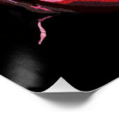 Surreale zerrüttete Reflektion - Abstrakt emotiona Poster (Ecke)