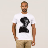 Surrealer abstrakt-anatomischer T-Shirt – Einzigar (Vorne ganz)