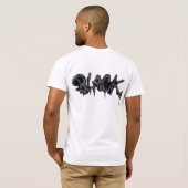 Surrealer abstrakt-anatomischer T-Shirt – Einzigar (Schwarz voll)