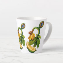 Surrealer abstrakter Kunst-Latte-Mug