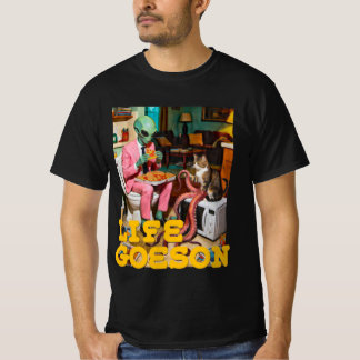 Surrealer Alien-Pizza-Moment  T-Shirt